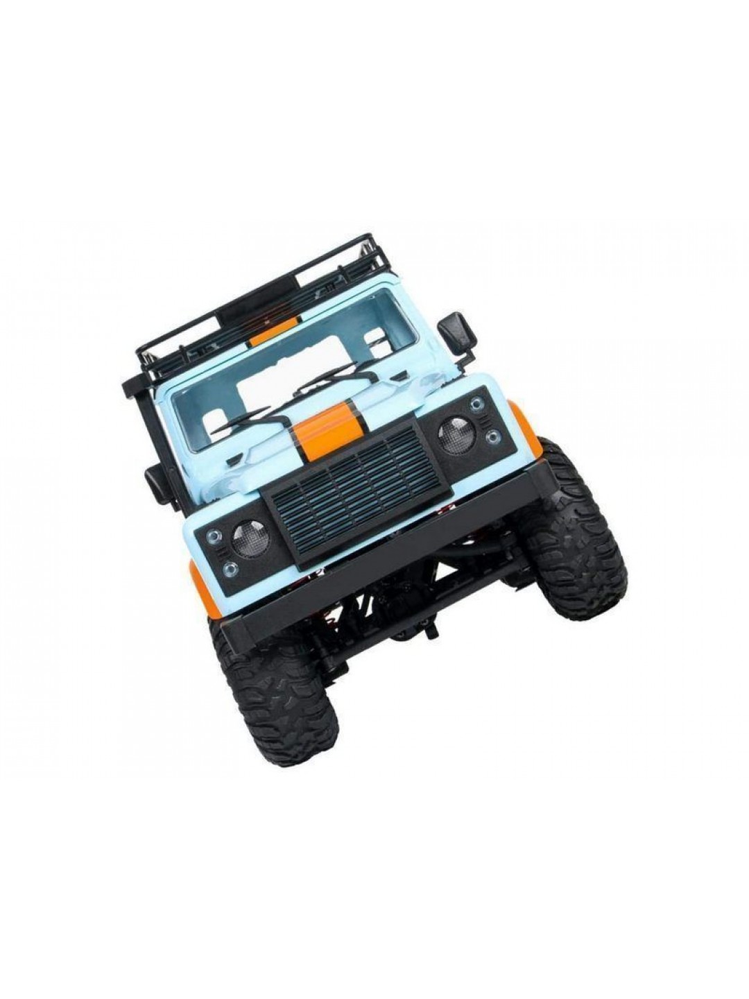 Радиоуправляемая машина MN MODEL английский внедорожник Defender  D90 (голубой) 4WD 2.4G 1/12 RTR