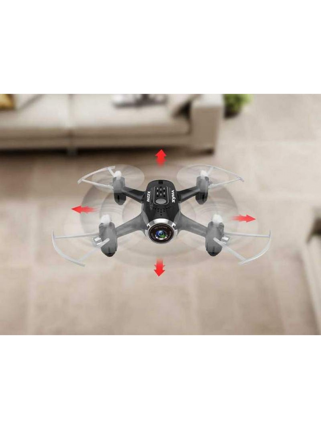 Р/У квадрокоптер Syma X22W с FPV трансляцией Wi-Fi, камера 0,3 Мп, 2.4G RTF
