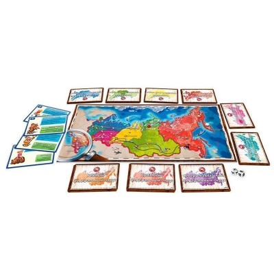 Настольная игра ZVEZDA "Я путешествую по России. Викторина"