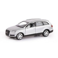 Машина "АВТОПАНОРАМА" Audi Q7, серебряный, 1/32, свет, звук, инерция, в/к 17,5*13,5*9 см Машина "АВТОПАНОРАМА" Audi Q7, серебряный, 1/32, свет, звук, инерция, в/к 17,5*13,5*9 см