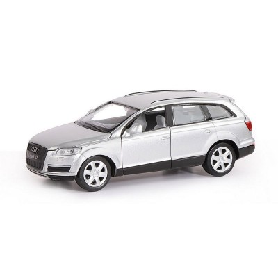 Машина "АВТОПАНОРАМА" Audi Q7, серебряный, 1/32, свет, звук, инерция, в/к 17,5*13,5*9 см