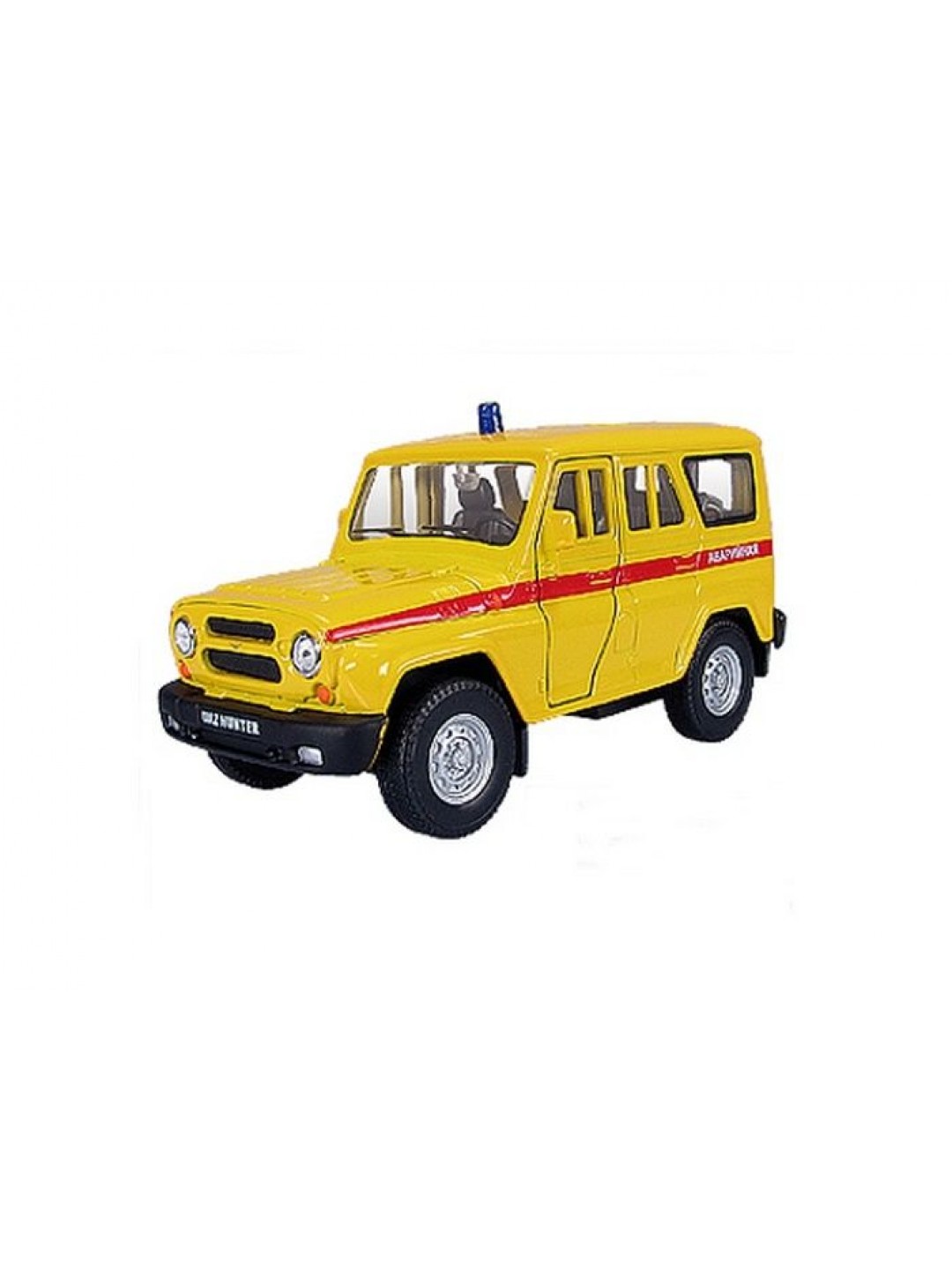 Машина Autotime "UAZ HUNTER" аварийная 1:36