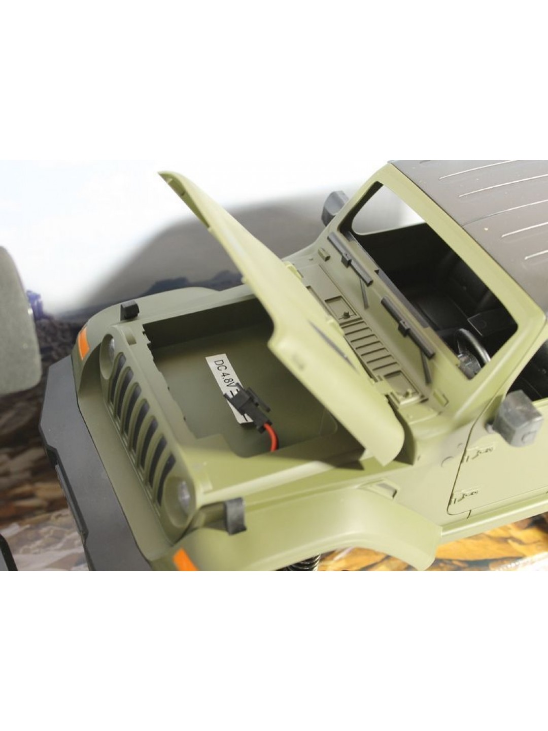 Радиоуправляемый краулер Double Eagle JEEP 1:14 4WD 2.4G (кузов пикап)