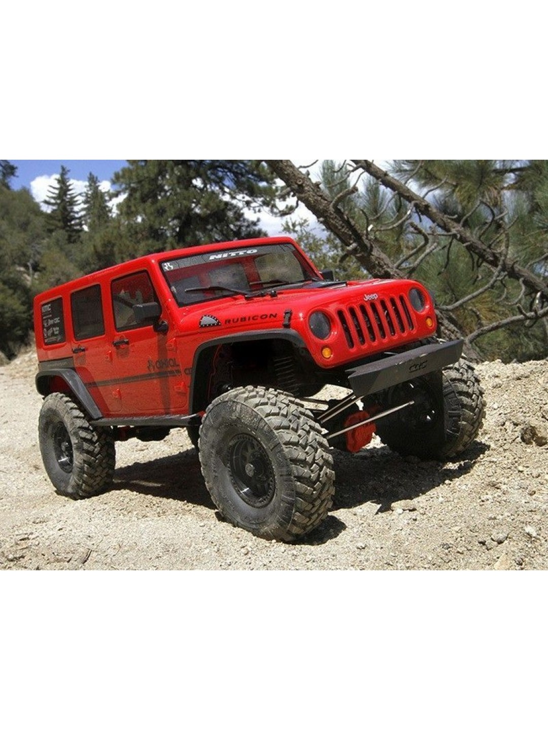 Модель для трофи 1:10 Axial SCX10 II 2017 Wrangler 4WD, электро, RTR (AX90060)