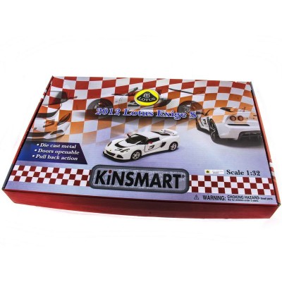 Машина Kinsmart Lotus Exige S (1/12шт) 1:40  б/к