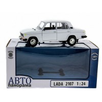 Машина "АВТОПАНОРАМА" ВАЗ 2106 белая,1/22, инерция, Pull Bаck механизм, в/к 10*12*22 cм Машина "АВТОПАНОРАМА" ВАЗ 2106 белая,1/22, инерция, Pull Bаck механизм, в/к 10*12*22 cм