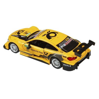 Машина "АВТОПАНОРАМА" BMW M4, 1/44, желтый, инерция, откр. двери, в/к 17,5*12,5*6,5 см