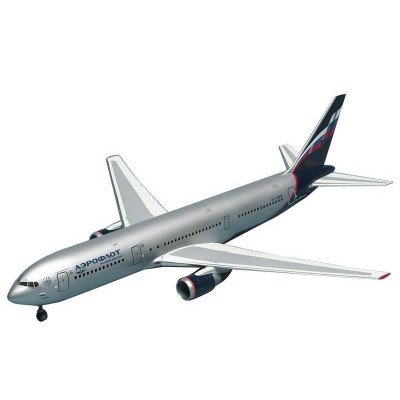 Сборная модель ZVEZDA Пассажирский авиалайнер Боинг 767-300, подарочный набор, 1/144