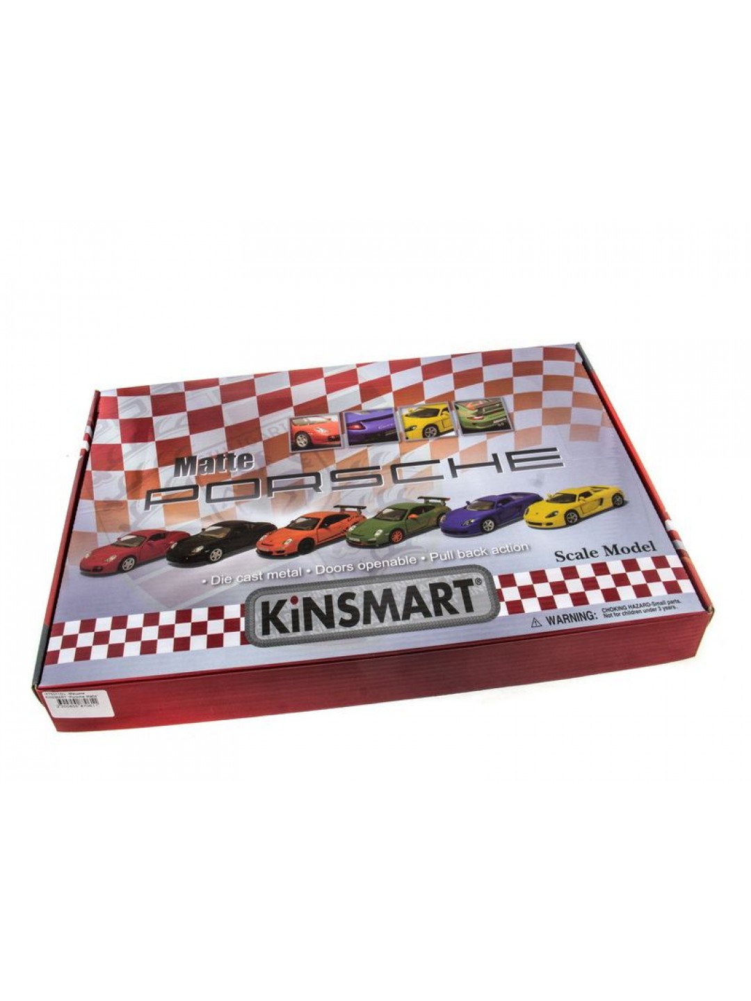 Машина Kinsmart 1:36 Porsche Matte инерция (1/12шт.) в асс. б/к