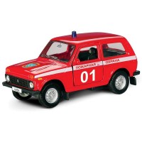 Машина Autotime "LADA 4x4" пожарная охрана 1:36 Машина Autotime "LADA 4x4" пожарная охрана 1:36