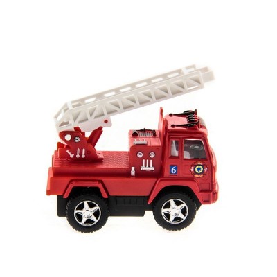Машина Kinsmart "Funny Fire Engine pull back action" инерция (1/12шт.) 1:32 б/к