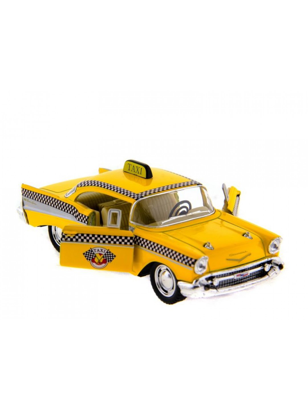 Машина Kinsmart "1957 Chevrolet Bel Air" инерция (1/12шт.) 1:36 б/к