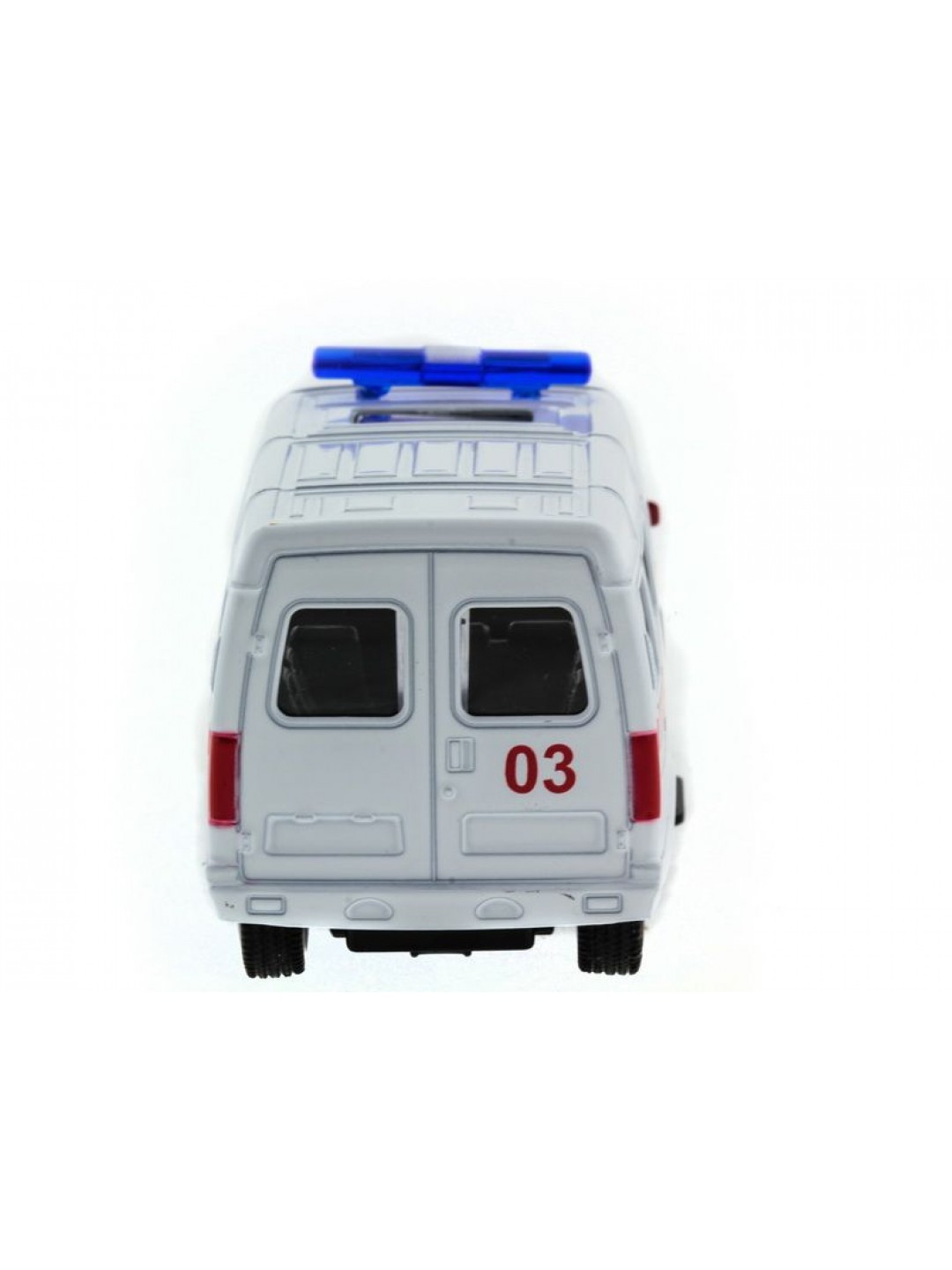 Машина "АВТОПАНОРАМА" инерц. "ГАЗель" (скорая) 1/50, в/к 14,5*8*5,5 см