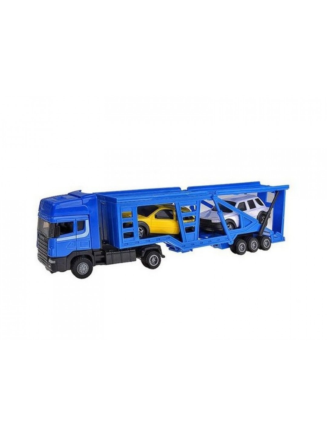 Машина Autotime "SCANIA CAR TRUCK" автовоз с 2-мя Машинками 1:48