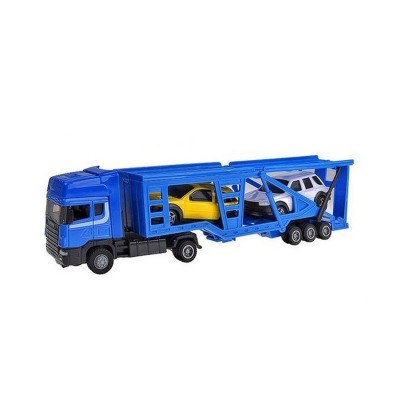 Машина Autotime "SCANIA CAR TRUCK" автовоз с 2-мя Машинками 1:48