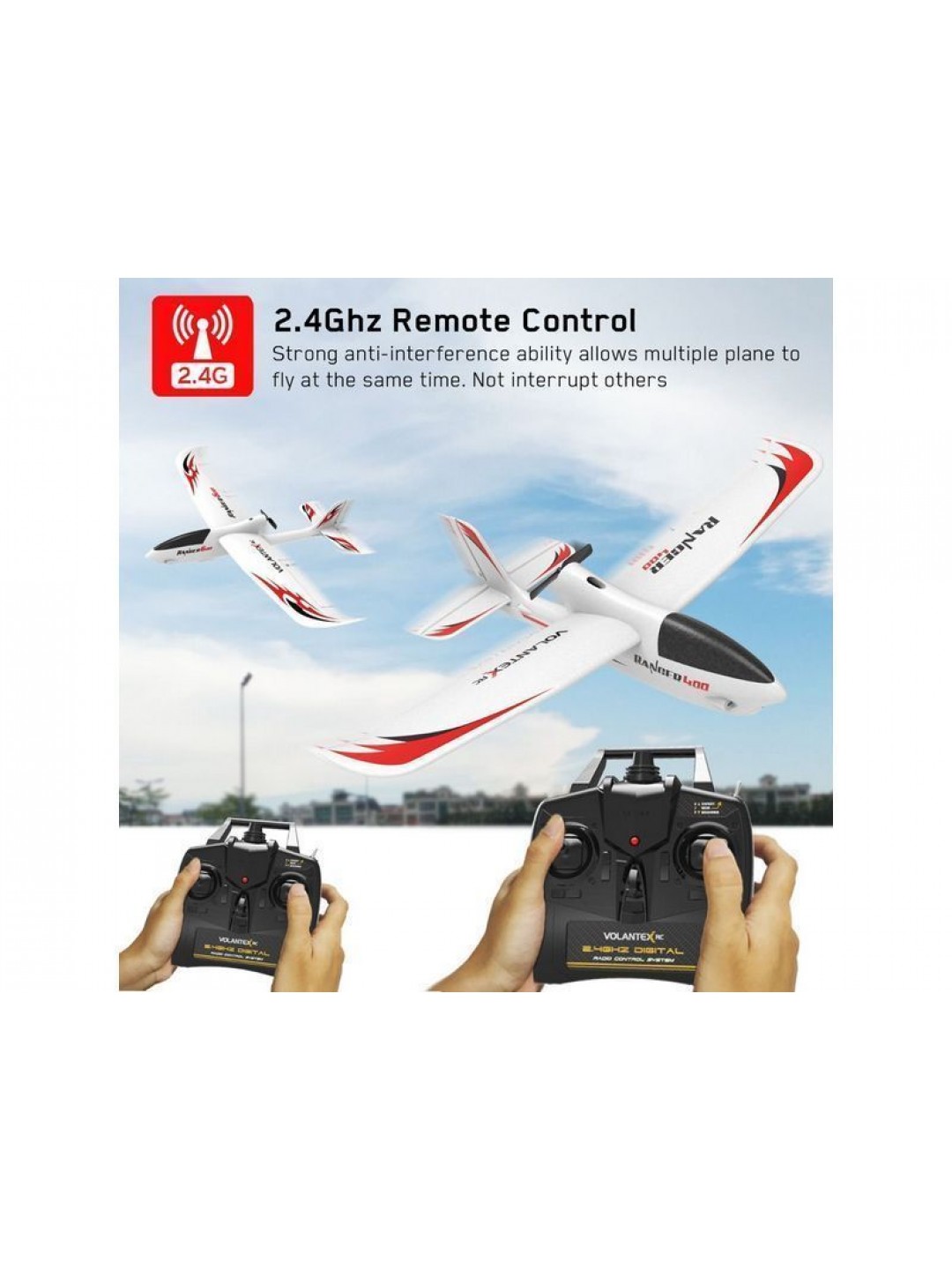 Радиоуправляемый самолет Volantex RC Ranger 400мм 2.4G LiPo RTF with Gyro
