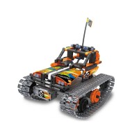 Р/У конструктор Qihui Mechanical Master Скоростной вездеход (392 детали), оранжевый