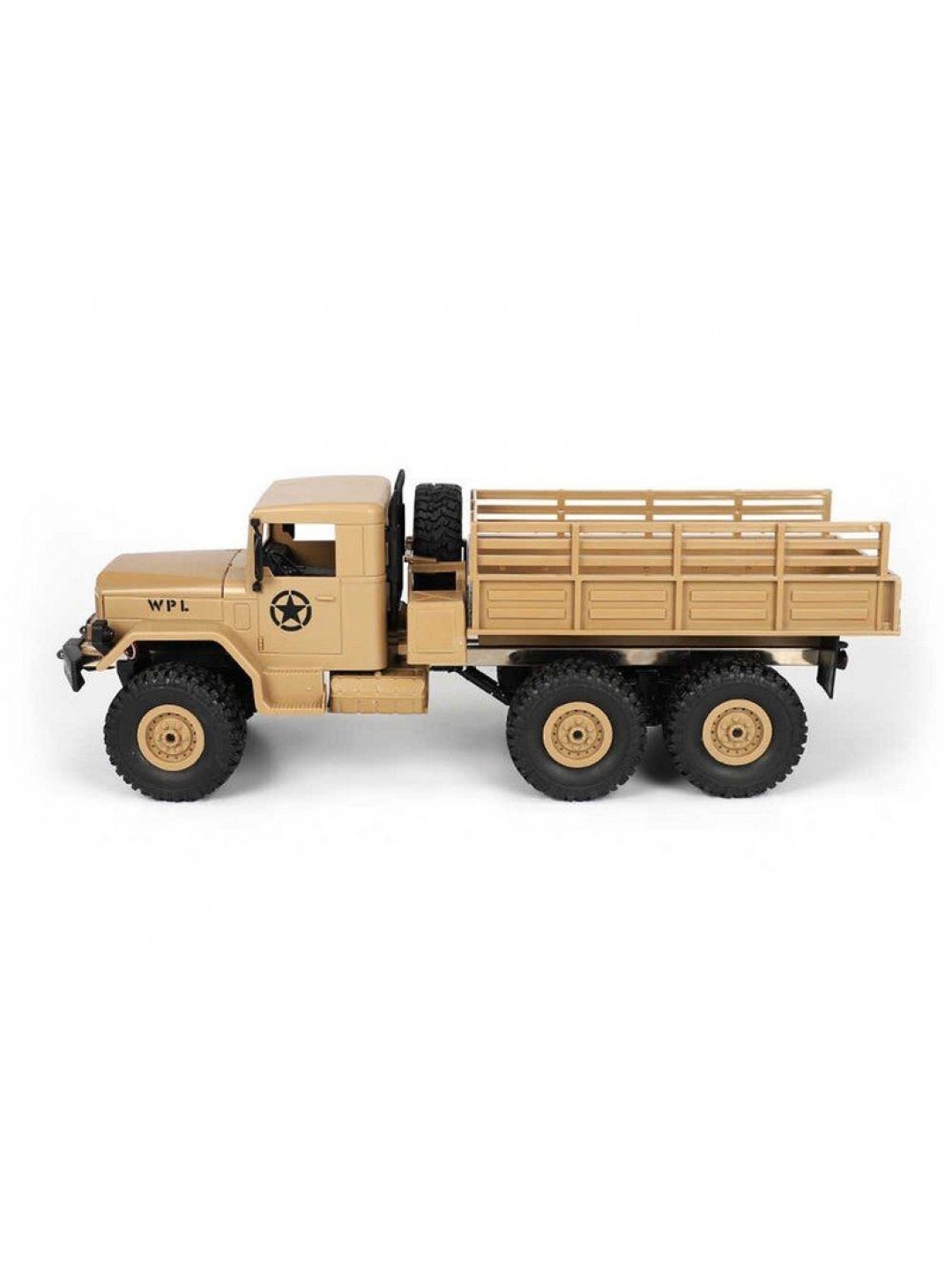 Радиоуправляемая машина WPL военный грузовик (песочный) 6WD 2.4G 1/16 RTR