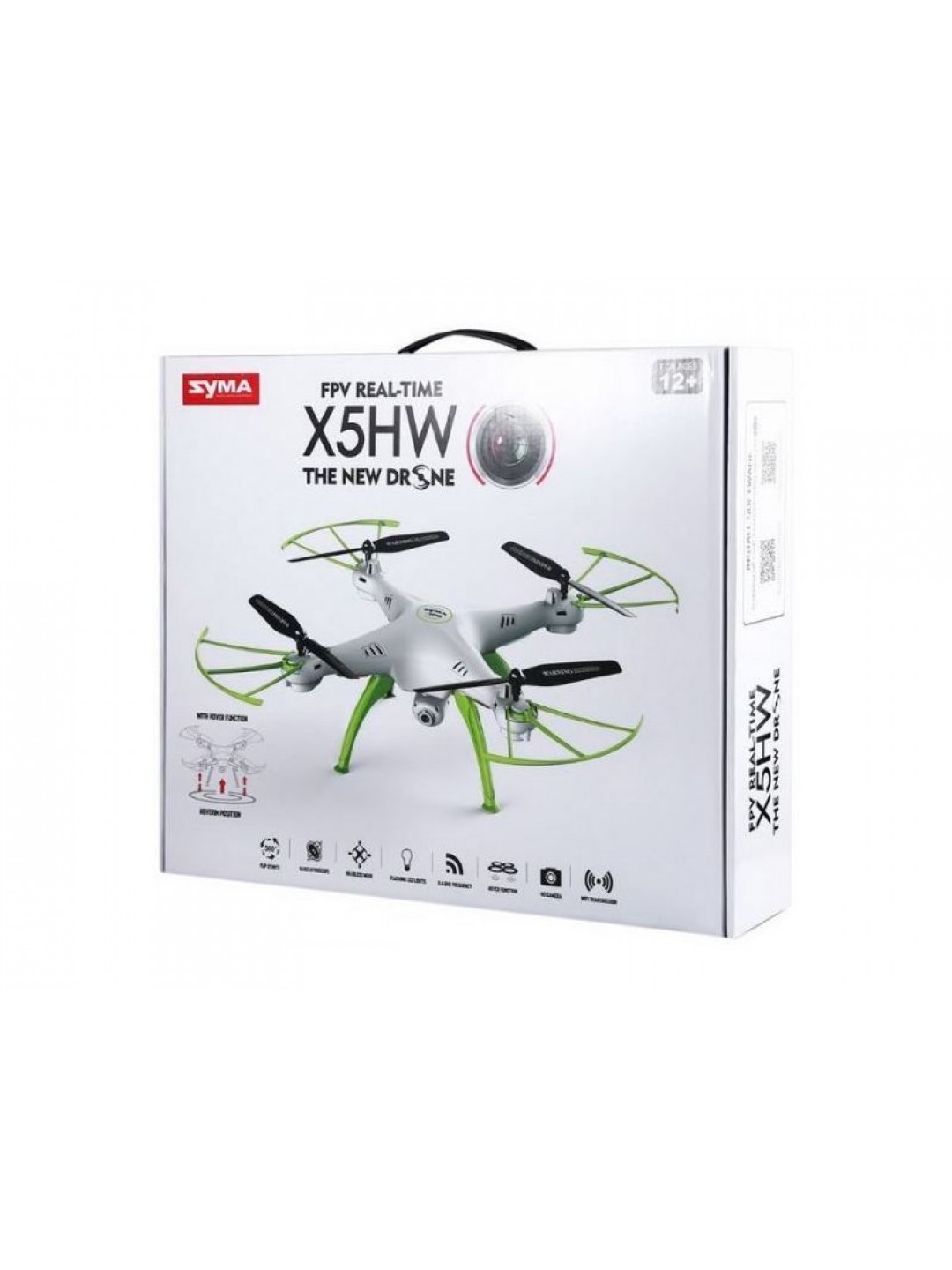 Р/У квадрокоптер Syma X5HW (голубой) с FPV трансляцией Wi-Fi, барометр 2.4G RTF