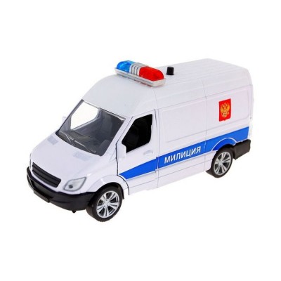 Машина Autotime "GERMANY PANEL VAN" милиция, звук, свет 1:36