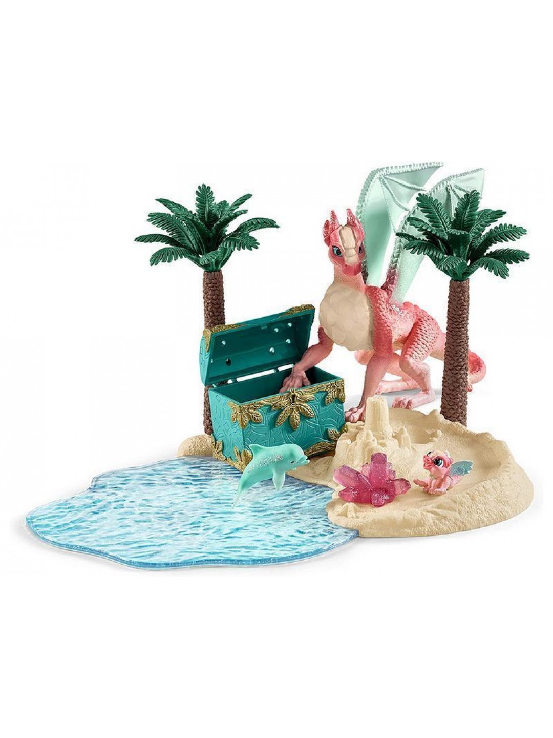 Фигурка Schleich Остров драконов с кладом