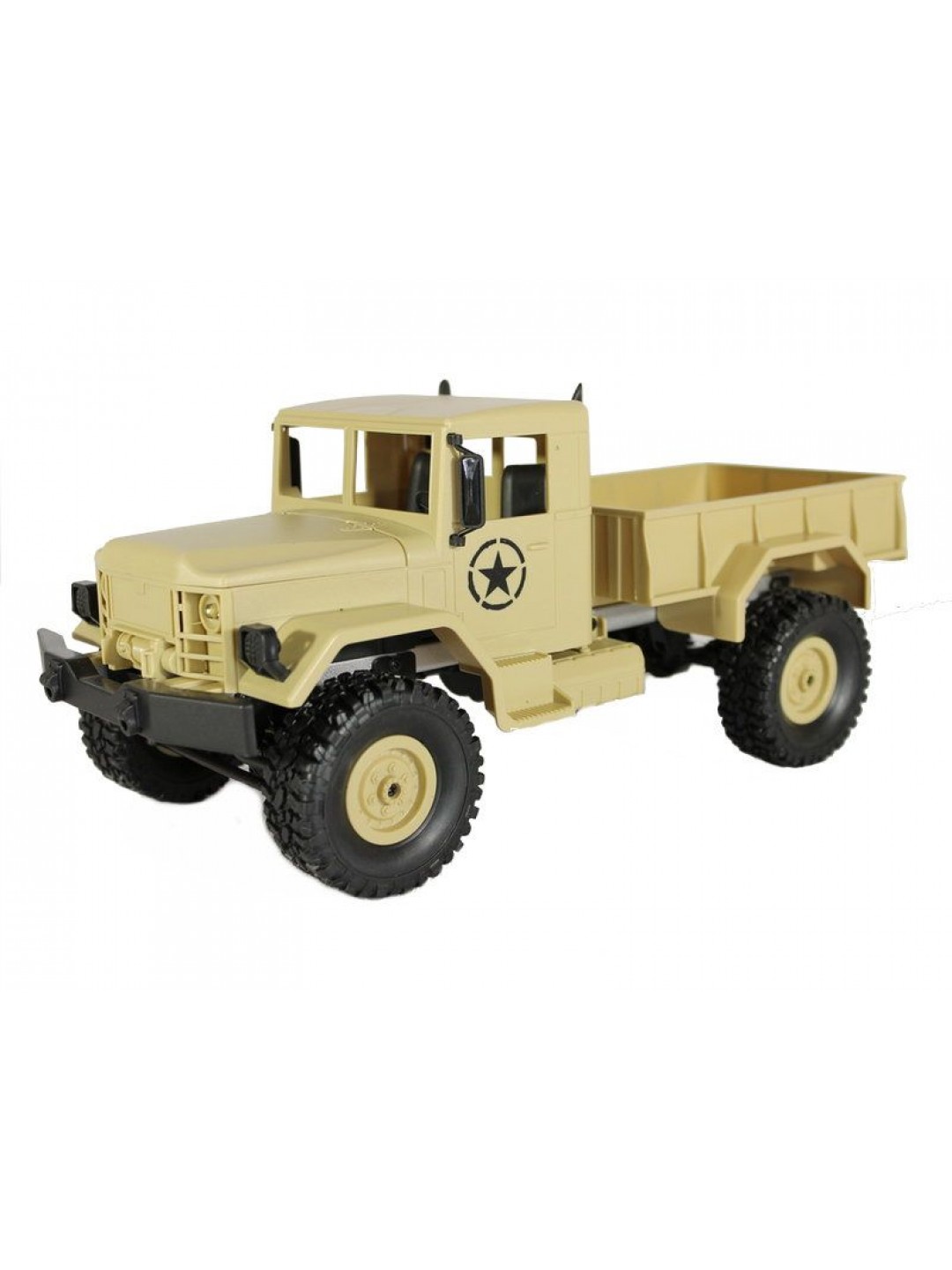 Радиоуправляемая машина MN MODEL военный грузовик (песочный) 4WD 2.4G 1/16 RTR