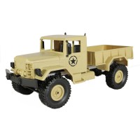 Радиоуправляемая машина MN MODEL военный грузовик (песочный) 4WD 2.4G 1/16 RTR