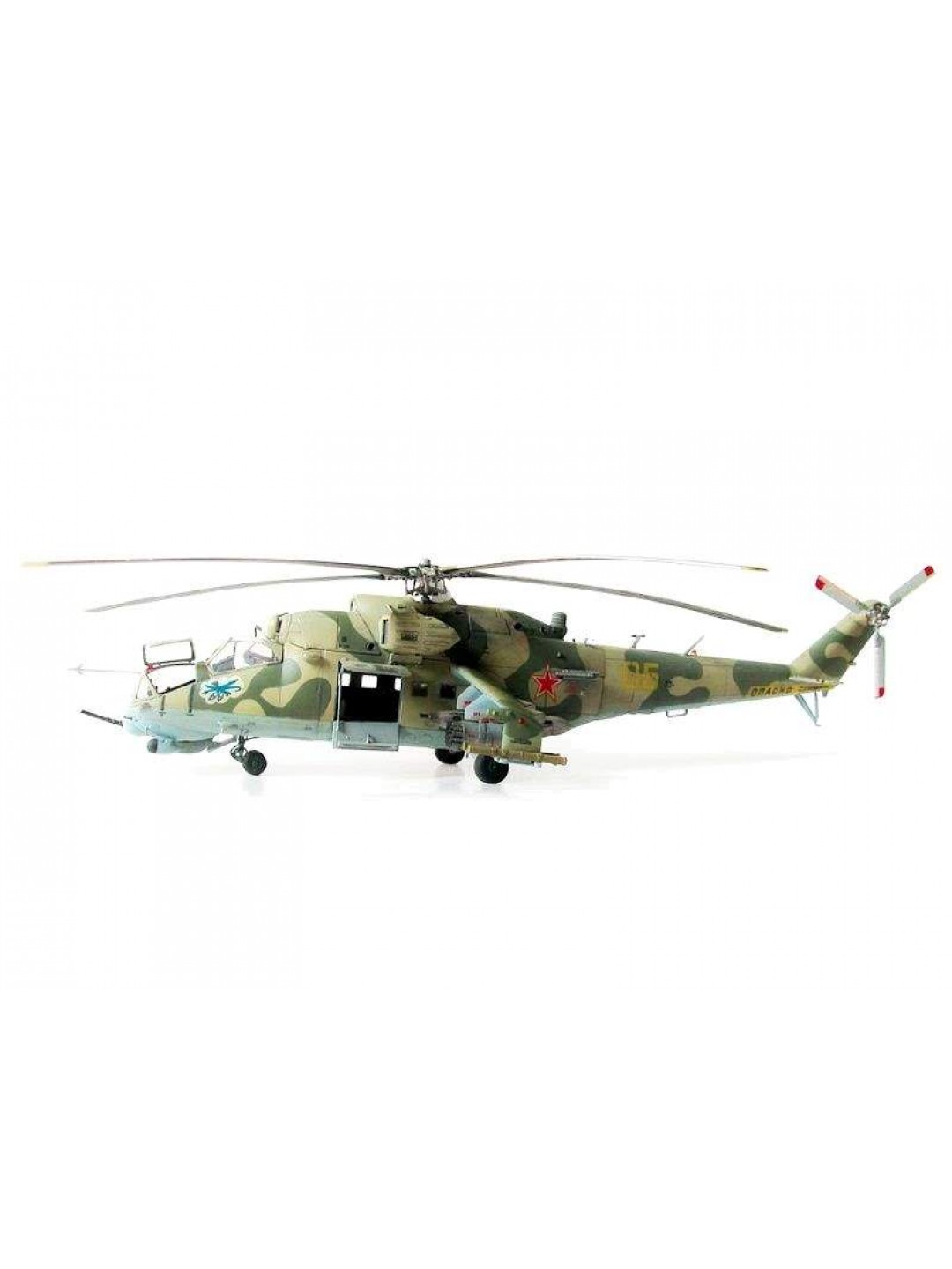 Сборная модель ZVEZDA Советский ударный вертолет Ми-24В/ВП "Крокодил", 1/72