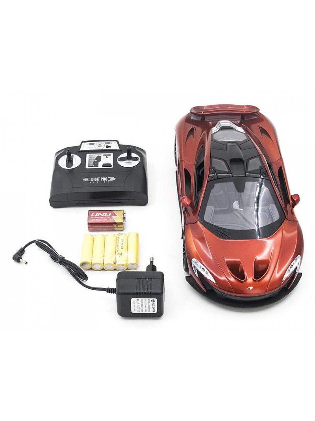 Р/У машина MZ McLaren P1 2312 1/14, открываются двери +акб
