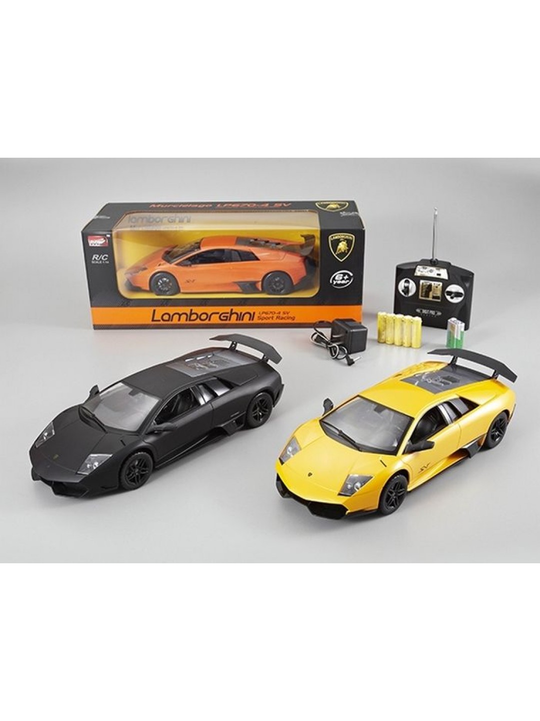 Р/У машина MZ Lamborghini Murcielago 2015М 1/14 черный мат + акб