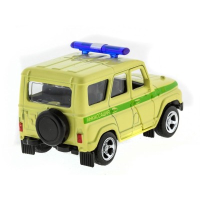 Машина "АВТОПАНОРАМА" инерц. УАЗ (инкассация) 1/50, в/к 12*7*5,5 см