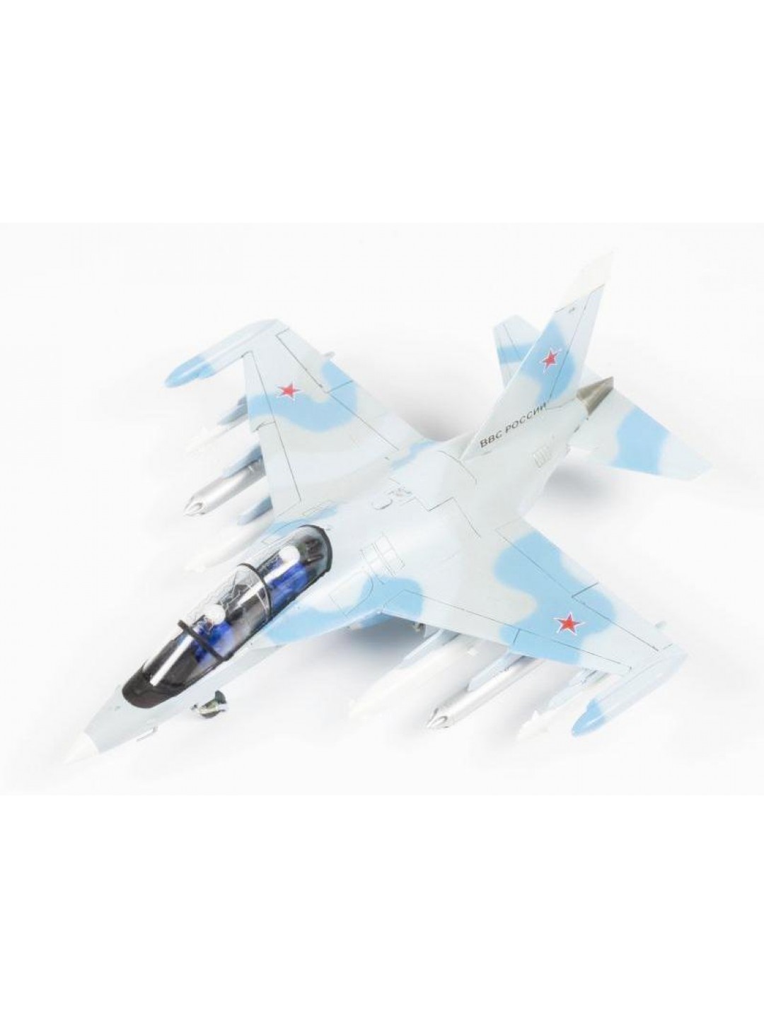 Сборная модель ZVEZDA Российский учебно-боевой самолет Як-130, 1/72