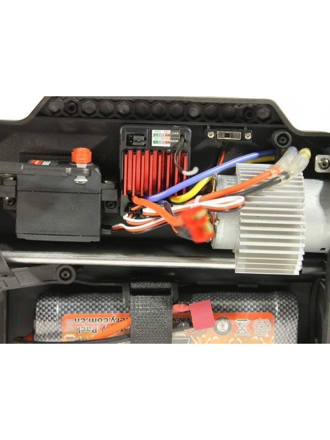 Радиоуправляемый монстр Remo Hobby MMAX UPGRADE (красный) 4WD 2.4G 1/10 RTR