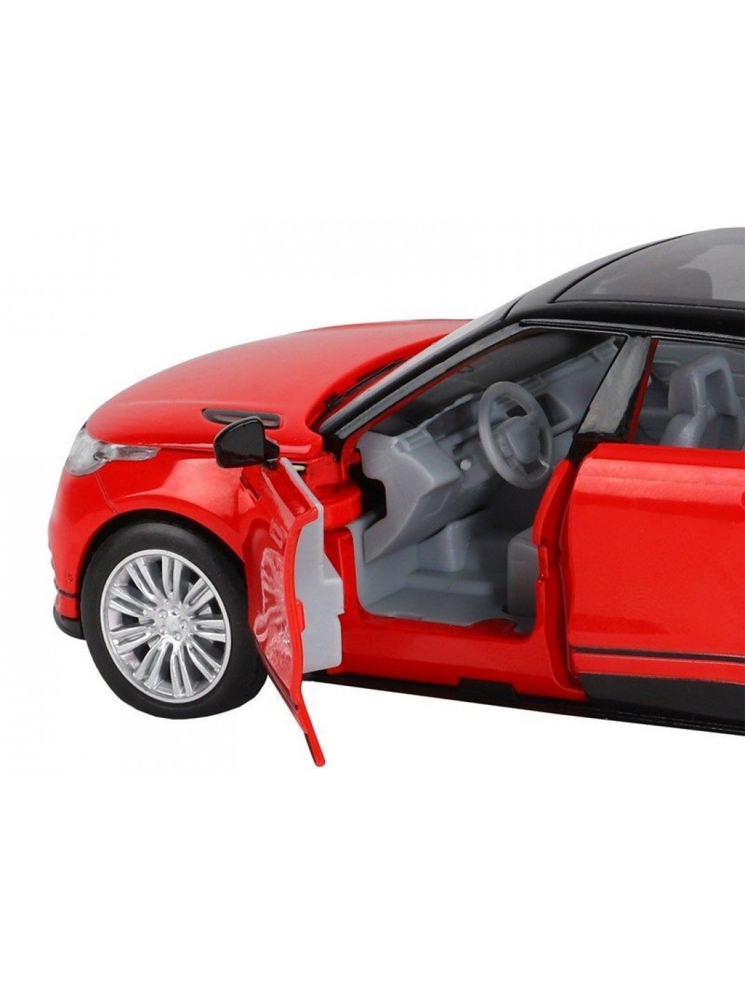 Машина "АВТОПАНОРАМА" Range Rover Velar, красный, 1/32, свет, звук, инерция, в/к 17,5*12,5*6,5