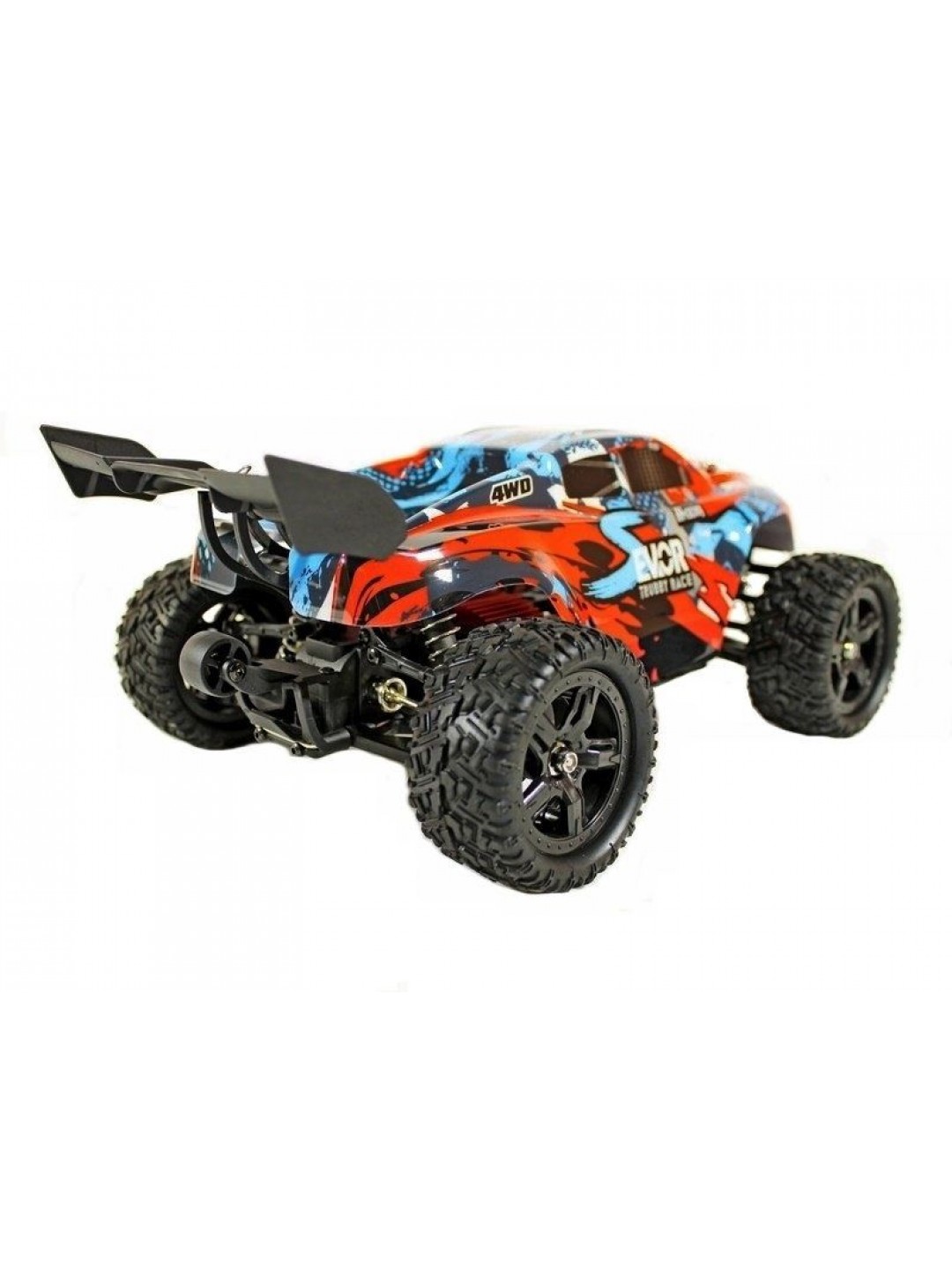 Радиоуправляемая трагги Remo Hobby S EVO-R Brushless (красная) 4WD 2.4G 1/16 RTR
