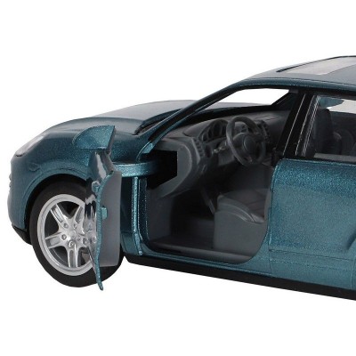Машина "АВТОПАНОРАМА" Porsche Cayenne S, голубой, 1/32, свет, звук, инерция, в/к 17,5*13,5*9 см