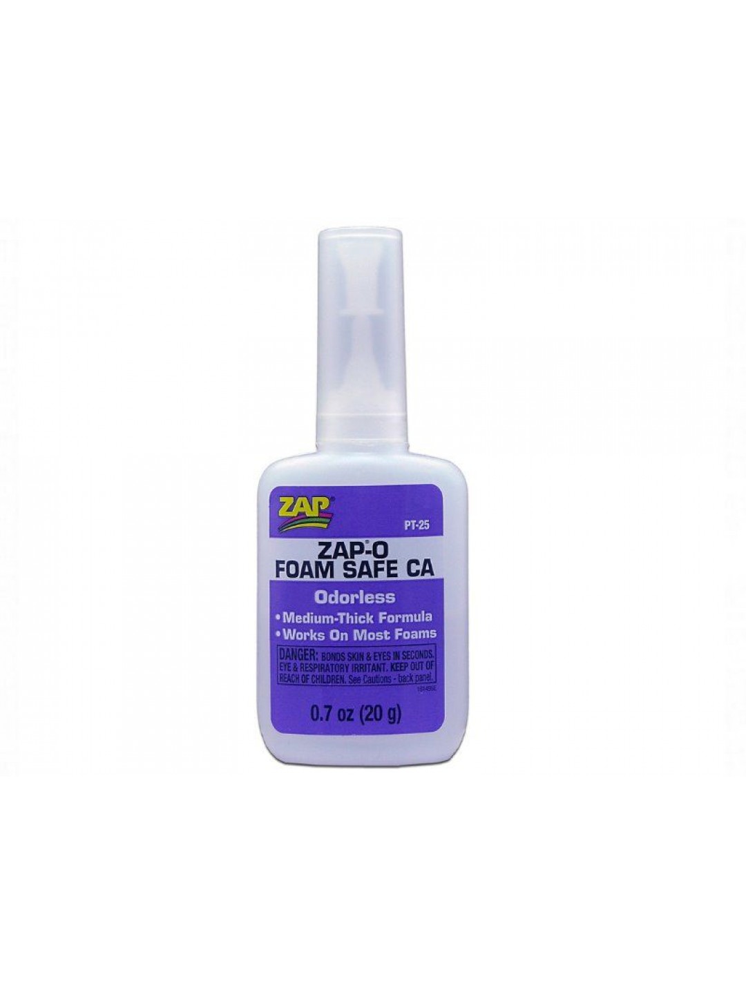 Клей ZAP ZAP-O Foam Safe CA, для пенопласта, сред.вязк., 20г (btls.)