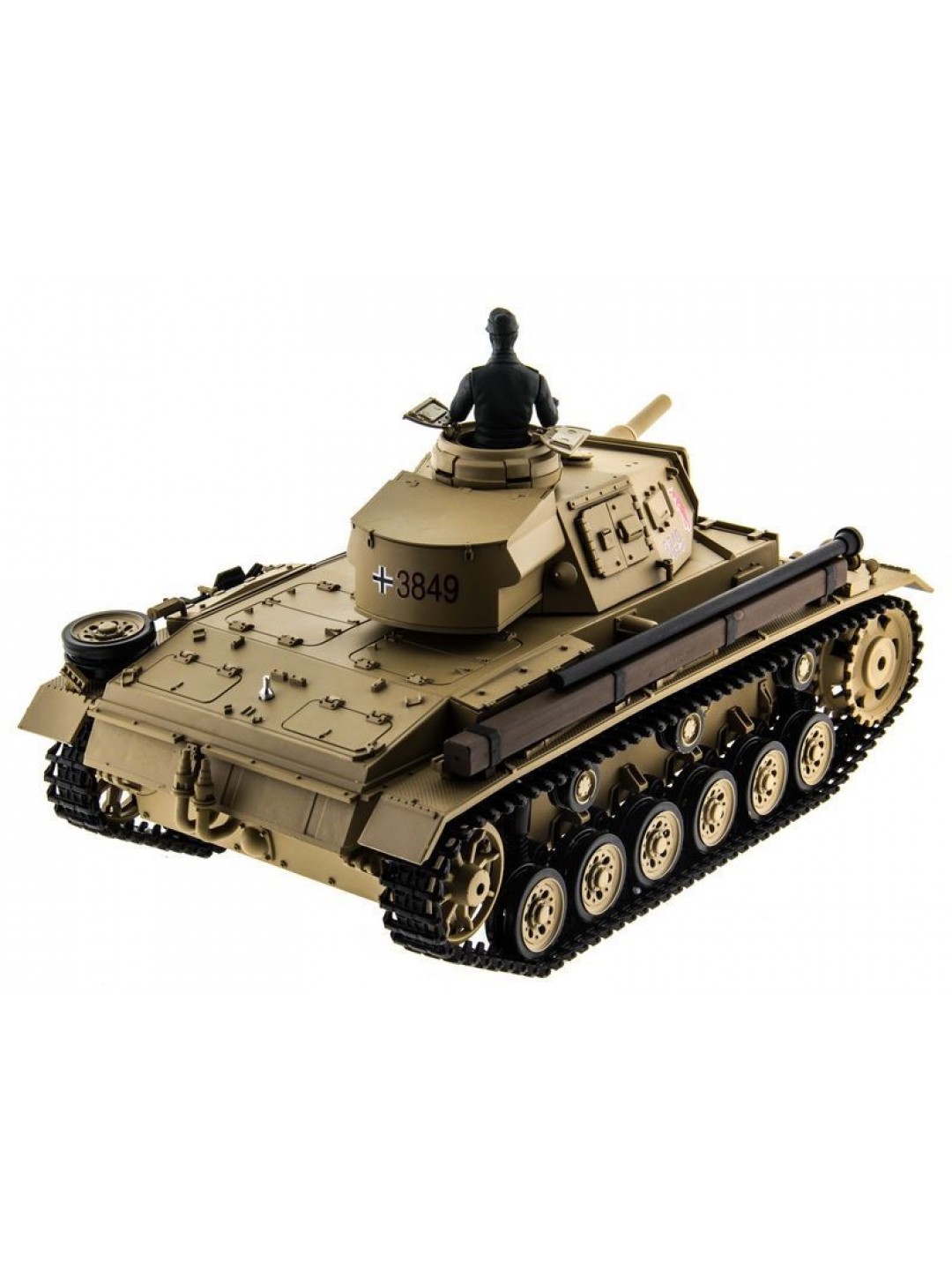 Радиоуправляемый танк Heng Long Panzer III type H Original V6.0  2.4G 1/16 RTR