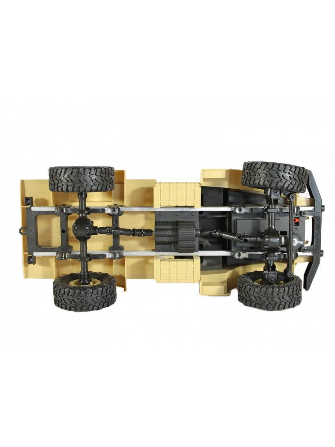 Радиоуправляемая машина MN MODEL военный грузовик (песочный) 4WD 2.4G 1/16 RTR