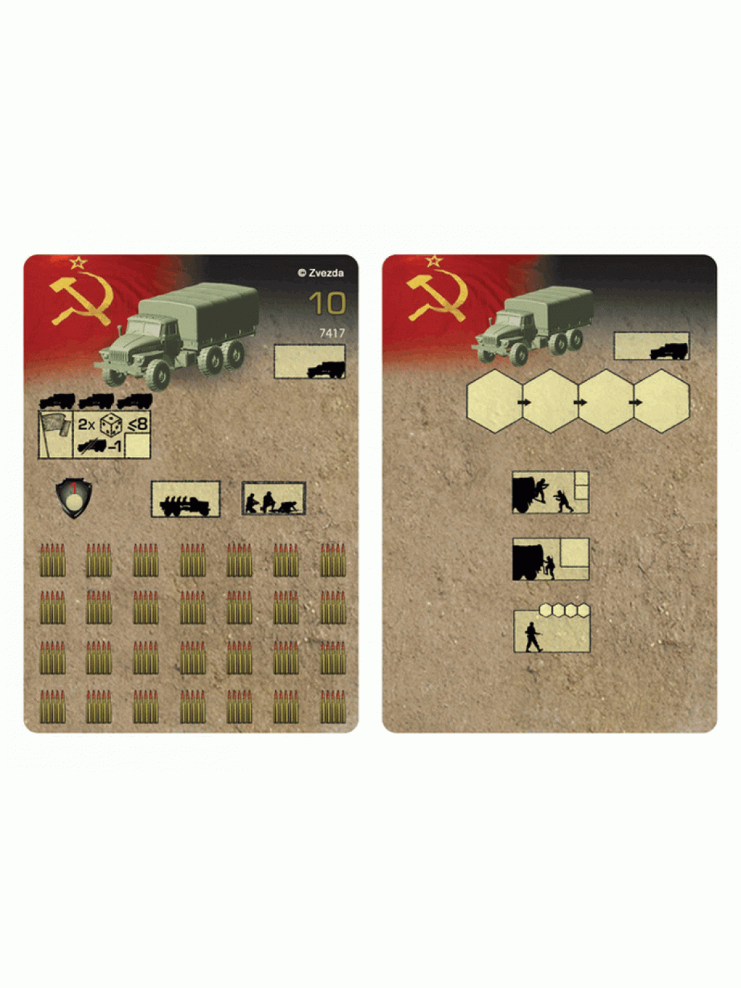 Сборная модель ZVEZDA Советский грузовик "Урал", 1/100