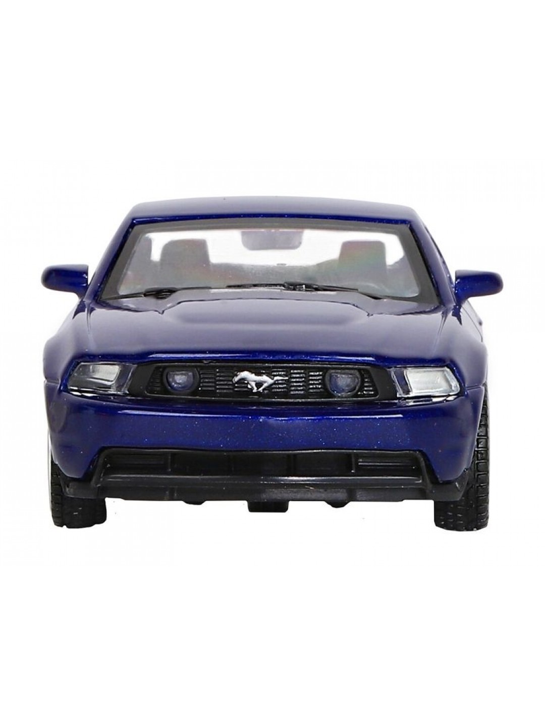 Машина "АВТОПАНОРАМА" Ford Mustang GT, синий, 1/43, инерция, откр. двери, в/к 17,5*12,5*6,5 см