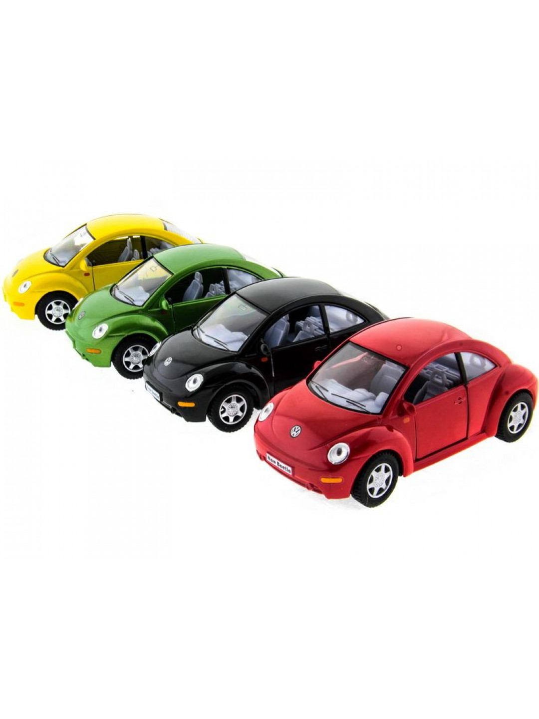 Машина Kinsmart 1:32 Volkswagen New Beetle инерция (1/12шт.)  б/к