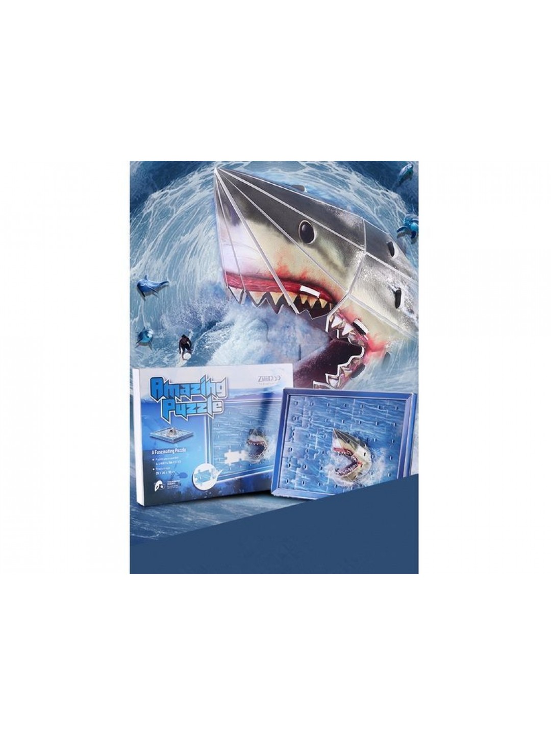 3D картина АКУЛЫ