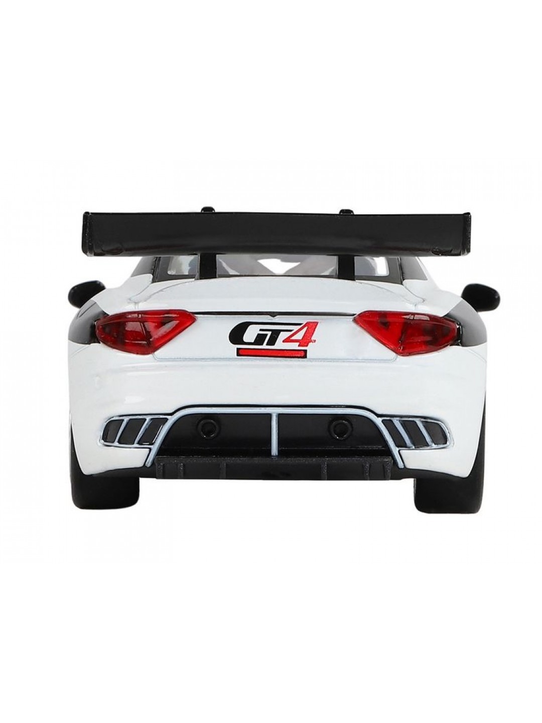 Машина "АВТОПАНОРАМА" Maserati Gran Turismo MC GT4, белый, 1/32, свет, звук, в/к 17,5*13,5*9 см