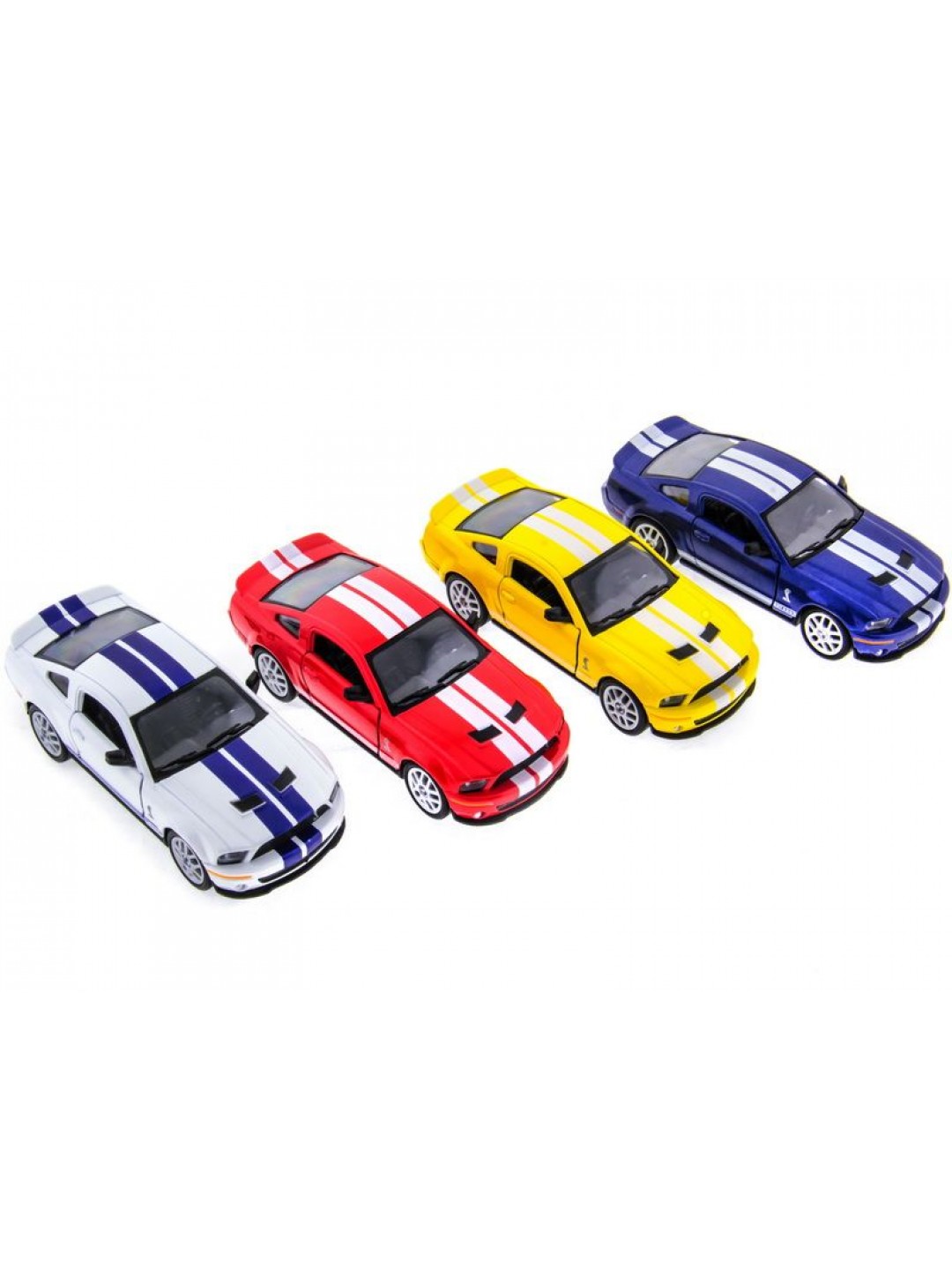 Машина Kinsmart 1:38 Shelby GT500 2007 иннерция (1/12шт.) б/к