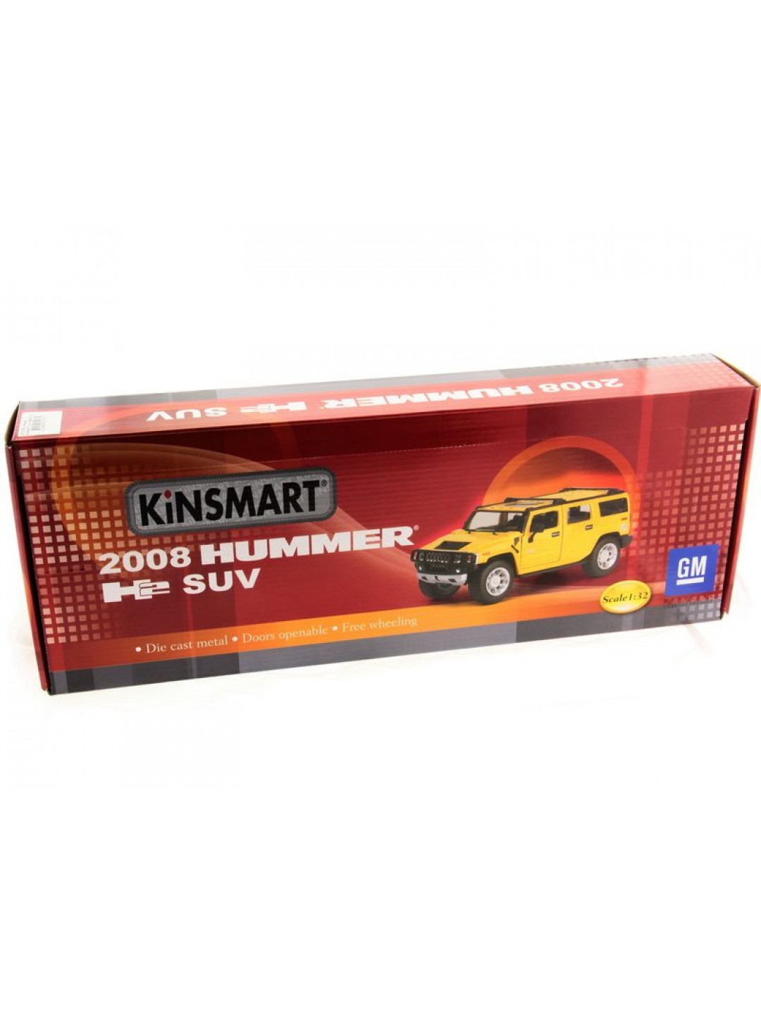 Машина Kinsmart 1:32 2008 Huммer H2 SUV (1/6шт.) б/к