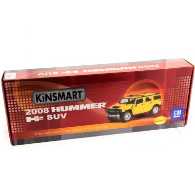 Машина Kinsmart 1:32 2008 Huммer H2 SUV (1/6шт.) б/к