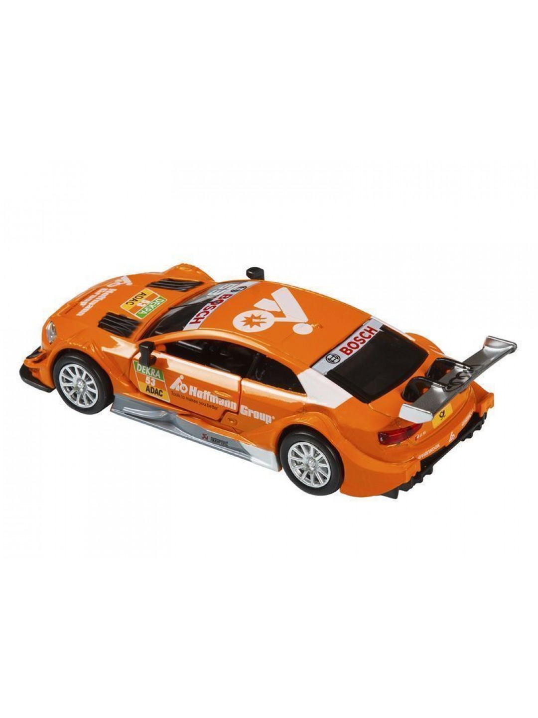 Машина "АВТОПАНОРАМА" Audi RS 5 DTM, оранжевый, 1/43, откр. двери, в/к 17,5*12,5*6,5 см