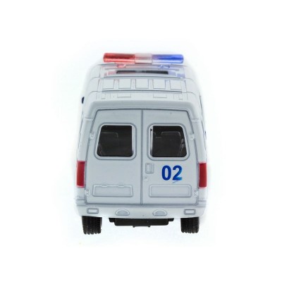 Машина "АВТОПАНОРАМА" инерц. "ГАЗель"(полиция) 1/50, в/к 14,5*8*5,5 см