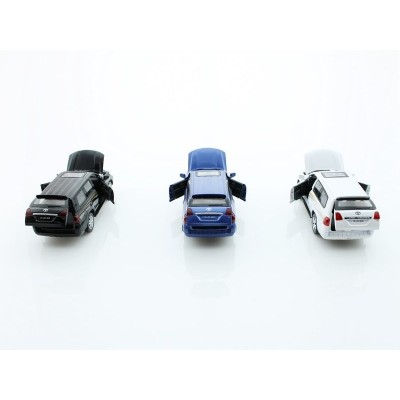 Машина 1:32 Toyota Land Cruiser свет, звук, инерция 15,5см (1/12шт.) б/к